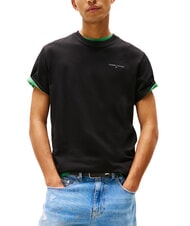 TOMMY HILFIGER TH JEANS T-shirt &agrave; manches courtes avec imprim&eacute; logo - T-shirt