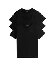 TOMMY HILFIGER TH 3 t-shirts de sous-v&ecirc;tements &agrave; manches courtes noir/noir/noir - T-shirt - 1
