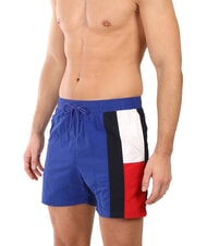 TOMMY HILFIGER TH boxeur de natation &agrave; drapeau lat&eacute;ral bleu en coin - Maillots de bain - 1