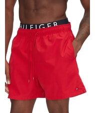 TOMMY HILFIGER TH Maillot de bain &eacute;lastiqu&eacute; &agrave; logo - Maillots de bain