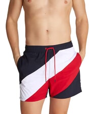 TOMMY HILFIGER TH cale&ccedil;ons &agrave; rayures diagonales - Maillots de bain