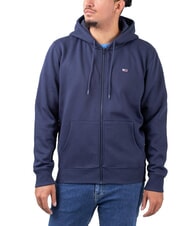 TOMMY HILFIGER TH JEANS Sweat &agrave; capuche zipp&eacute; bleu marine cr&eacute;puscule - Pulls molletonn&eacute;s - 1