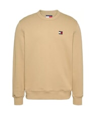 TOMMY HILFIGER TH JEANS Sweat-shirt en coton &agrave; col rond relique tan - Pulls molletonn&eacute;s - 1