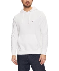 TOMMY HILFIGER TH Sweat &agrave; capuche en coton blanc - Pulls molletonn&eacute;s - 1