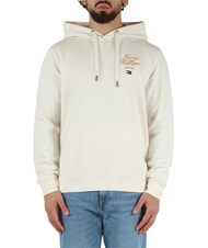 TOMMY HILFIGER TH Sweat &agrave; capuche avec logo brod&eacute; p&eacute;tale d'ivoire - Pulls molletonn&eacute;s - 1