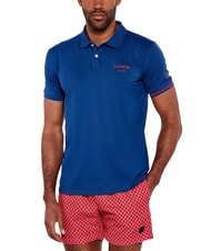 ICEBERG BASIC polo en coton bleu - chemise polo - 1