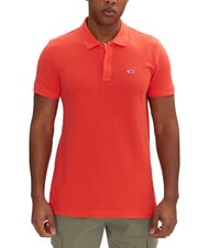 TOMMY HILFIGER TH JEANS Polo &agrave; manches courtes avec drapeau - chemise polo