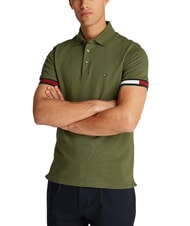 TOMMY HILFIGER TH Polo &agrave; manches courtes avec logo &eacute;lastique - chemise polo
