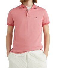 TOMMY HILFIGER TH polo en coton &agrave; manches courtes - chemise polo