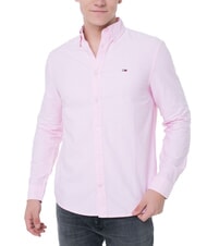 TOMMY HILFIGER TH JEANS chemise Oxford coupe classique rayures roses - Chemises pour hommes - 1
