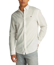 TOMMY HILFIGER TH JEANS Chemise &agrave; manches longues en lin m&eacute;lang&eacute; - Chemises pour hommes