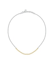 MORELLATO TALISMANI Collier avec sph&egrave;res en acier bicolores - Colliers