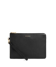 COCCINELLE C-ME SOFTY pochette en cuir Noir - Sacs pour Femme - 1