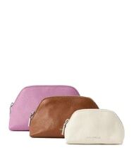 COCCINELLE HELGA Mini Trio de Beaut&eacute; taupe - Trousses - 1