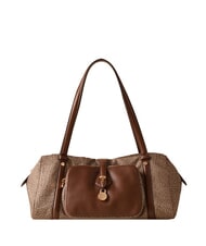 BORBONESE POCHE sac bandouli&egrave;re mer Beiger - Sacs pour Femme - 1