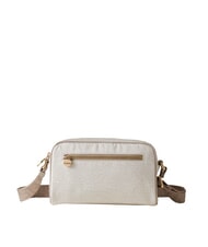 BORBONESE BORBONAIS Mini sac &agrave; bandouli&egrave;re, en tissu coton blanc - Sacs pour Femme - 1