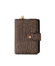 BORBONESE CLASSICA Portefeuille moyen avec porte-monnaie OP / NATUREL / NOIR - Sacs pour Femme - 1