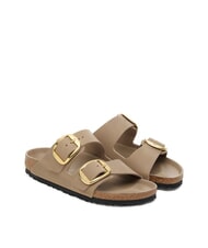 BIRKENSTOCK ARIZONA BIG BUCKLE pantoufle en cuir &agrave; 2 brides tabac brun - Chaussures Femme - 1