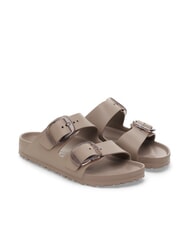 BIRKENSTOCK ARIZONA BIG BUCKLE EVA Pantoufle &agrave; 2 brides avec boucles gris taupe - Chaussures Femme - 1