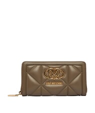 LOVE MOSCHINO EMBOSSED Grand portefeuille zipp&eacute; - Portefeuilles Femme