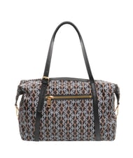 YNOT AUDREY Sac bandouli&egrave;re &agrave; logo int&eacute;gral NOIR - Sacs pour Femme - 1