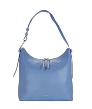 COCCINELLE MALORY Sac bandouli&egrave;re en cuir martel&eacute; bleu - Sacs pour Femme - 1