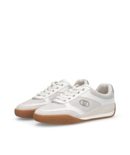 LIUJO LEWIS 01 Baskets avec logo en m&eacute;tal blanche - Chaussures Femme - 1