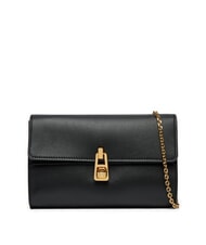 COCCINELLE CAMPIONARIO - MAGIE 2NITE Pochette en cuir avec bandouli&egrave;re en cha&icirc;ne Noir - Sacs pour Femme - 1