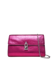 COCCINELLE MAGIE 2NITE SMOOTH Pochette en cuir m&eacute;tallis&eacute; sangria - Sacs pour Femme - 1