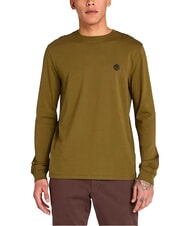 TIMBERLAND LS DNSTN RV CREW Pull coupe slim - T-shirt