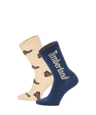 TIMBERLAND HAMPSHIRE Deux paires de chaussettes flocons d'avoine / bruy&egrave;re - Chaussettes pour hommes - 1