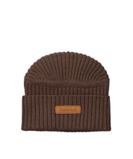 TIMBERLAND GULF BEACH Bonnet tricot&eacute; Chocolat - Bonnets - 1