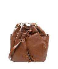 THE BRIDGE LETIZIA sac seau en cuir MARRON - Sacs pour Femme - 1