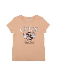 GUESS KIDS T-shirt &agrave; manches courtes rose b&eacute;at - Tee-shirt enfant - 1