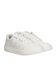 ARMANI EXCHANGE A|X LOGO Baskets blanc cass&eacute; - Chaussures Femme - 1
