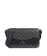 ARMANI EXCHANGE WAVE MONOGRAM sac bandouli&egrave;re - Sacs pour Femme