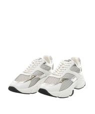 LOVE MOSCHINO STARDUST 60 Baskets pour femmes argent/blanc/argent - Chaussures Femme - 1