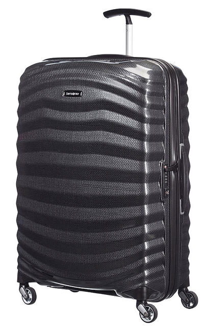 SAMSONITE Valise Ligne LITE-SHOCK ; taille moyennne ; ultra-légère NOIR - Valises Rigides