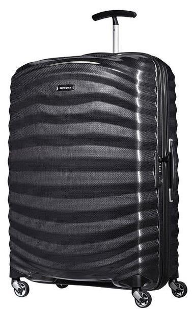 SAMSONITE Valise Ligne LITE-SHOCK ; taille grande ; ultra-légère NOIR - Valises Rigides