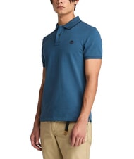 TIMBERLAND MILLERS RIVER polo en coton denim fonc&eacute; - chemise polo - 1