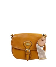 THE BRIDGE ISADORA Mini sac bandouli&egrave;re en cuir Cognac / or - Sacs pour Femme - 1