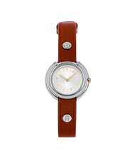 FURLA ICON montre &agrave; affichage de l'heure uniquement couleur cognac h+argent - Montres - 1