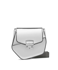FURLA CAMPIONARIO - METROPOLIS  sac bandouli&egrave;re couleur argent + argent clair - Sacs pour Femme - 1