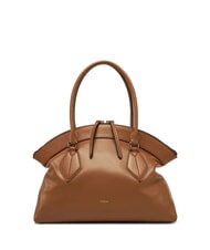 FURLA CAMPIONARIO - ERICA Sac bandouli&egrave;re en cuir Brandy - Sacs pour Femme - 1