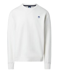 NORTH SAILS ROUND LOGO Sweat-shirt ras du cou en coton Guimauve - Pulls molletonn&eacute;s - 1