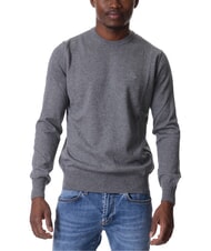 NORTH SAILS CORE pull &agrave; col rond m&eacute;lange gris moyen - Pulls pour hommes - 1