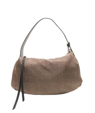 BORBONESE PRIVE Sac bandouli&egrave;re Hobo OP / NATUREL / NOIR - Sacs pour Femme - 1