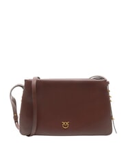 PINKO TRIPLET sac bandouli&egrave;re vin de Bourgogne - or antique - Sacs pour Femme - 1