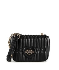 LOVE MOSCHINO BUBBLY LOVE Mini sac bandouli&egrave;re Noir - Sacs pour Femme - 1