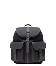 HERSCHEL DAWSON Petit sac &agrave; dos, mod&egrave;le multipoches ton noir - Sacs &agrave; dos pour l'&Eacute;cole & les Loisirs - 1